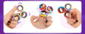 3 Finger Ring Magnetic Fidget