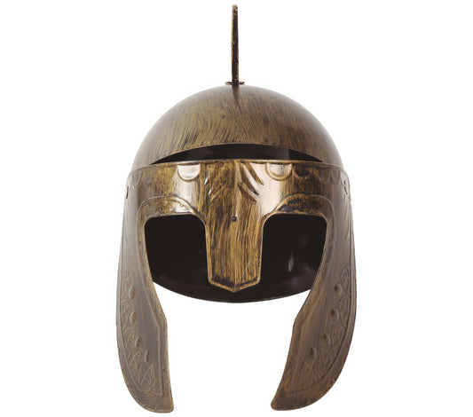 CHILD GOLDEN SPARTAN HELMET