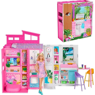 Barbie - Getaway Doll House with Barbie Doll