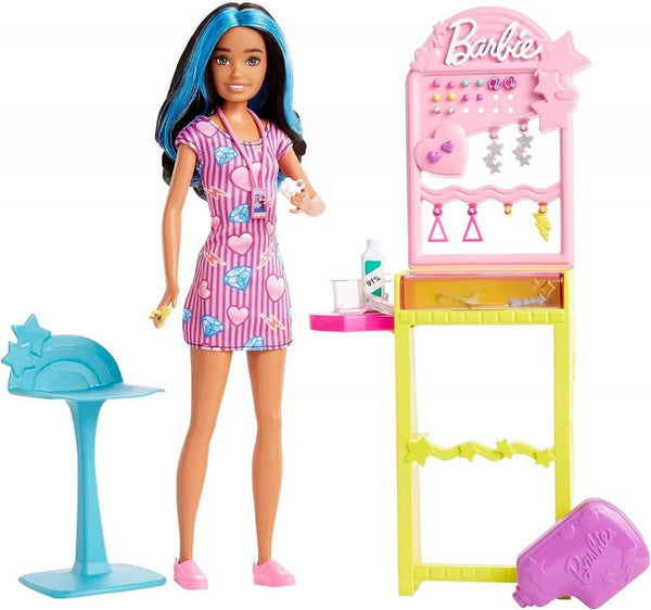 Barbie Skipper First Jobs Ear Piercing Playset