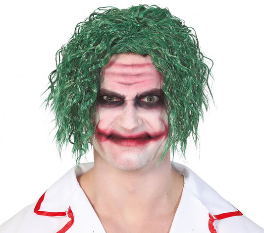 GREEN CLOWN WIG (BOX IN CONTAINER)