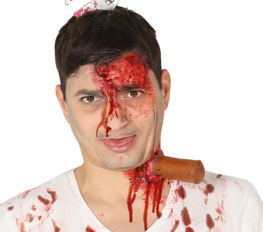 STAKE LATEX SCAR WITH GLUE