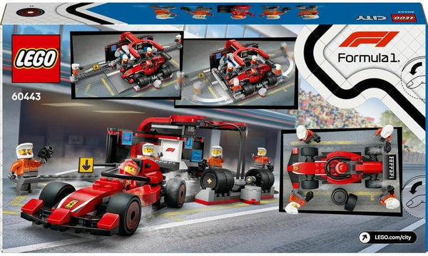 LEGO City - F1 Pit Stop and Pit Crew with Ferrari Car (60443)