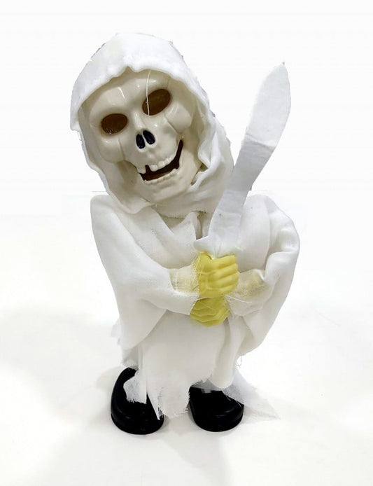 هيكل يغني صغير (أبيض)