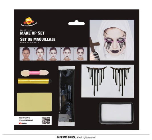 BLOODY NUN MAKEUP SET
