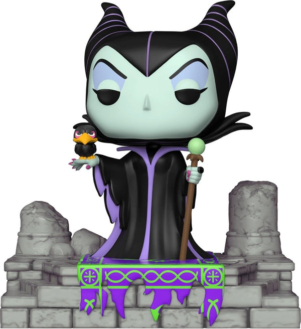 Funko Pop Deluxe Disney Villains Maleficent Collectibles Figure Toy with Diablo