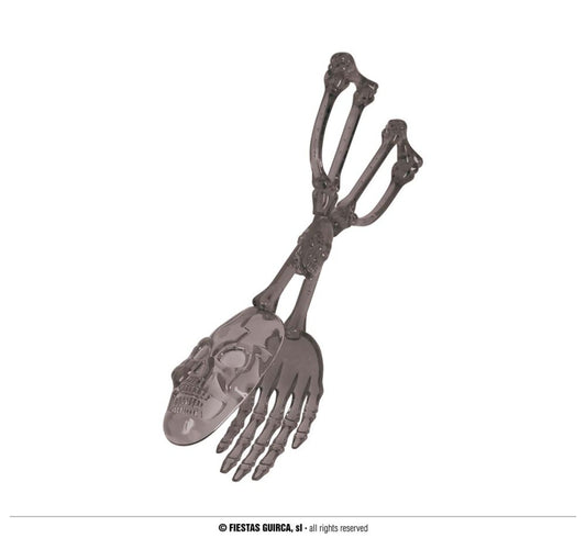 SALAD TONGS 28 CMS. GREY