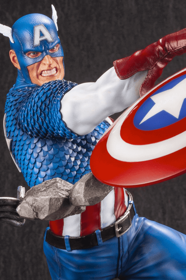 CAPTAIN AMERICA AVENGERS FINE ART STATUE BY KOTOBUKIYA