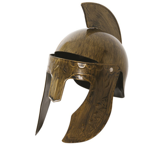 CHILD GOLDEN SPARTAN HELMET