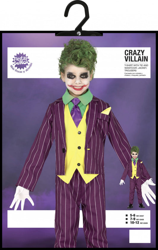 CRAZY VILLAIN 10-12 YEARS