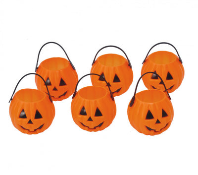 BAG: 6 PUMPKINS,        7 CM (16692)