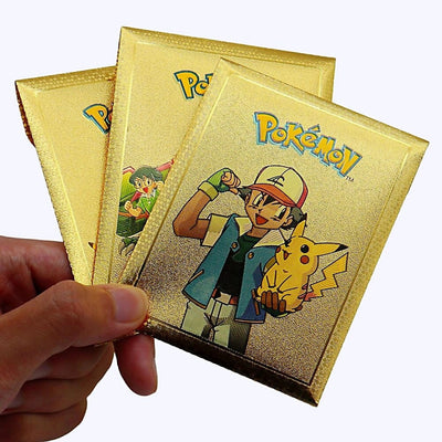 Pokemon TC-G  Foil Set - 10 Gold Cards (Gold) (1Pack)