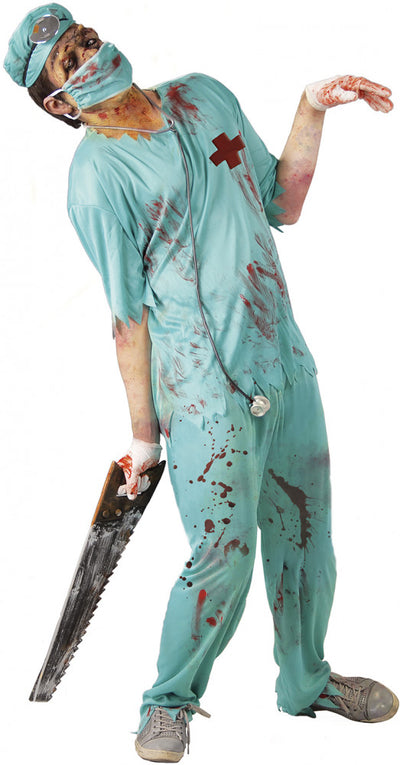 ADULT ZOMBIE SURGEON, SIZE M 48-50 (84691)