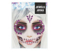 LILAC SKULL FACE GEMS ADHESIVE (15806)