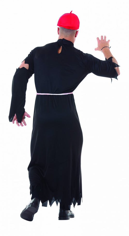ADULT ZOMBIE PRIEST, SIZE L 52-54