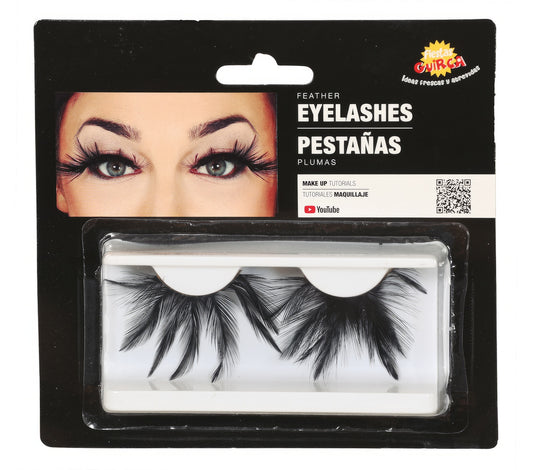FEATHER EYELASHES