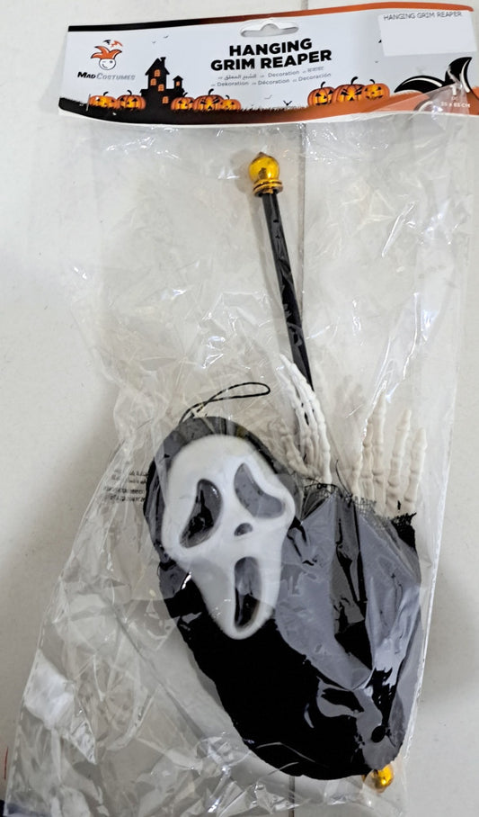 Mad Costumes Hanging Grim Reaper Halloween Decoration