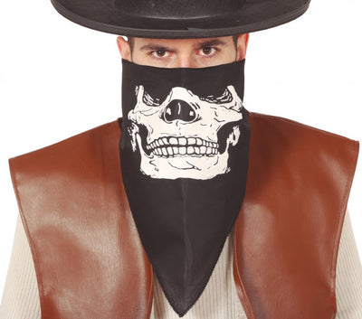 SKULL FACE HANDKERCHIEF (17531)