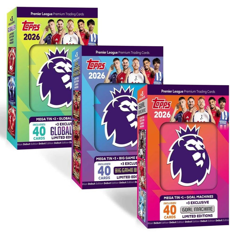 Topps Premier League 2025/26 - Mega Tin (1 Pcsc)