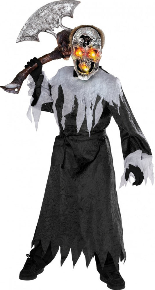 Light-up Skeleton Skull Kids Halloween Costume