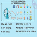 Magic Magnetic Blocks (80 Pcs)