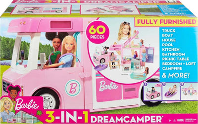 Barbie 3-in-1 DreamCamper Vehicle and Accessories