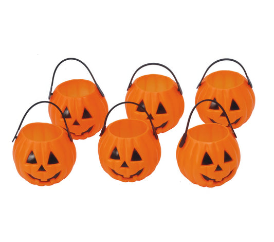 BAG: 6 PUMPKINS,        7 CM
