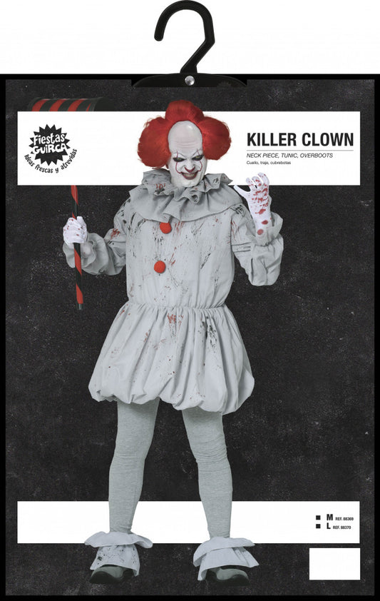 ADULT I6LLER CLOWN SIZE 48-50