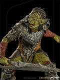LORD OF THE RINGS - SWORDSMAN ORC BDS ART SCALE 1/10 STATUE BY IRON STUDIOS