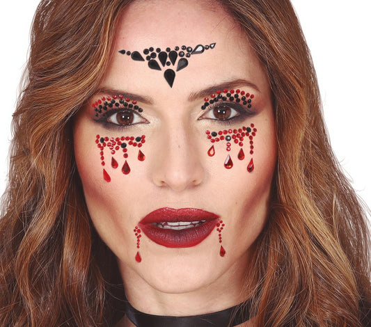 FACE GEMS ADHESIVE VAMPIRE