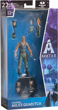 McFarlane Toys - Avatar (4-inch) Miles Quaritch Action Figure (with 22 Moving Parts)