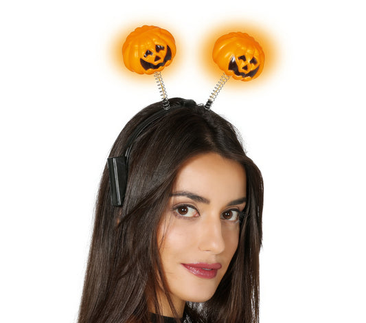 PUMPKIN HEADBAND WITH LIGHT