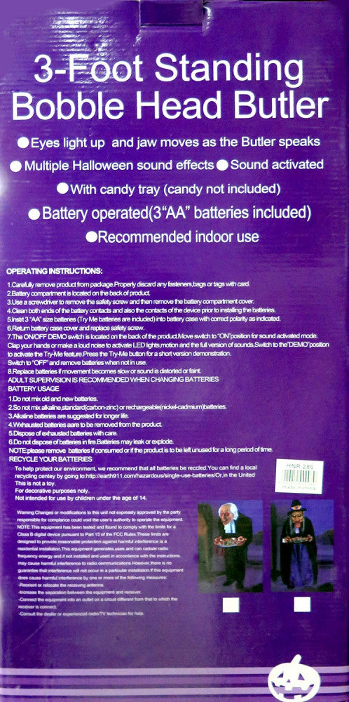 عجوز مع صحن كبير  (3 قدم)