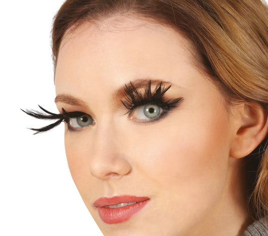 FEATHER EYELASHES