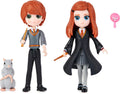 Wizarding World - Magical Minis - Ron And Ginny Weasley Friendship Set With Collectible Toy Figures And 2 Creatures