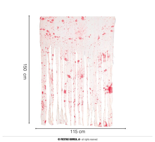 BLOODY CURTAIN 115X150 CMS