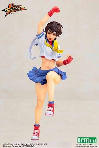 STREET FIGHTER SAKURA BISHOUJO STATUE