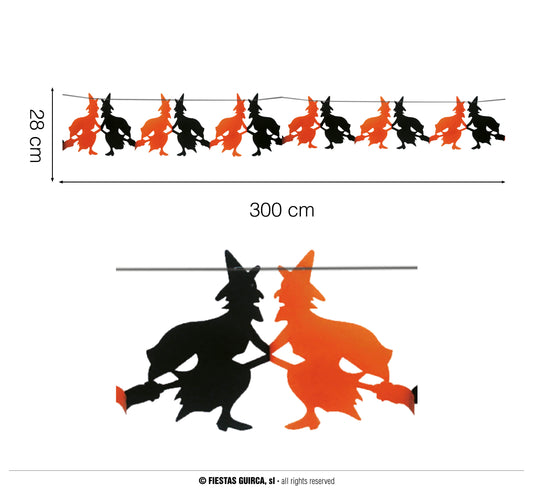 FANTASY GARLAND,     23X300 CM